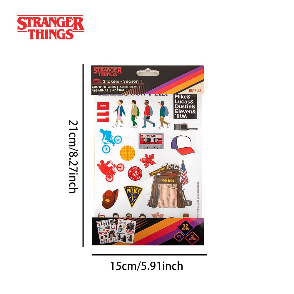 Planches de stickers Stranger Things saison 4 Hellfire Club – visuel 2