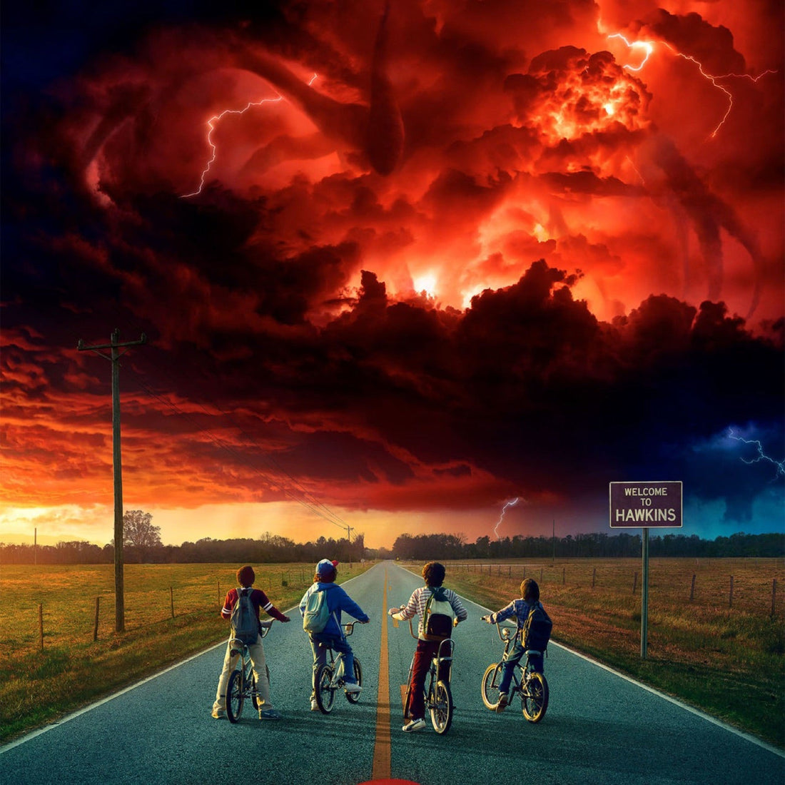 L'affiche de Stranger Things saison 2