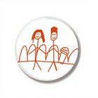 Button 44 mm Stranger Things Zeichnung von Will