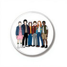 Button 44 mm Stranger Things die Clique gezeichnet