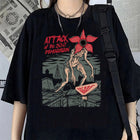Damen-T-Shirt Stranger Things Attack of the 50 ft Demogorgon