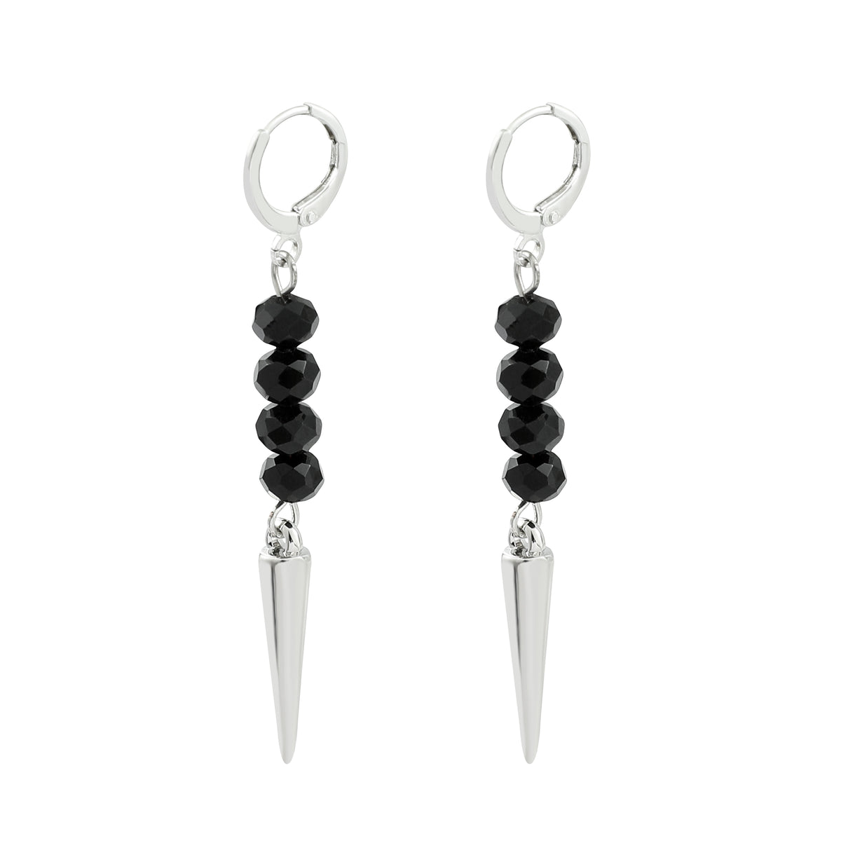 Boucles d'oreilles pendantes Stranger Things style Billy Hargrove vu de face