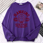 Kinder-Sweatshirt Stranger Things Hawkins Strange School 1983