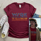 Herren-T-Shirt Stranger Things WSQK The Squawk 94.5 FM