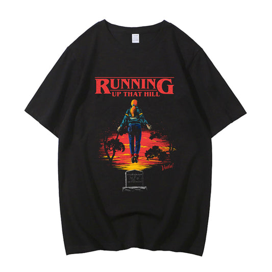 T-shirt homme Stranger Things Running Up That Hill vu de face