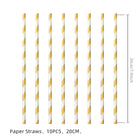 Papierstrohhalme Stranger Things (10er-Set)