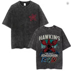 Herren-T-Shirt im Used-Look Stranger Things Hawkins Demogorgon Run
