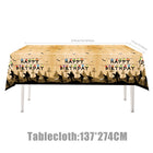 Tischdecke Stranger Things Wald und Lichterkette 137 x 274 cm