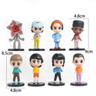 Set mit 8 Figuren Stranger Things die Hawkins-Clique Serie B
