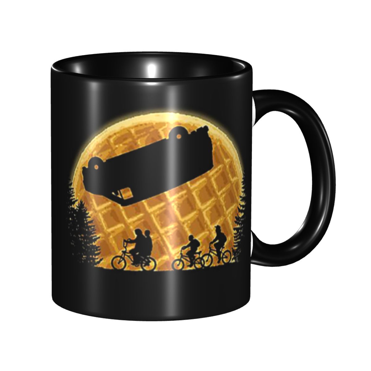 Mug Stranger Things la lune aux gaufres – coloris Noir