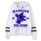 Pullover weiß Stranger Things Hawkins High School 1984