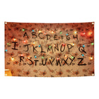 Wandflagge Stranger Things Alphabetwand Tapete