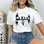 Damen-T-Shirt Stranger Things Fahrräder unter der Lichterkette