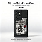 Samsung Galaxy S Silikonhülle Stranger Things Zeitung Hawkins Post
