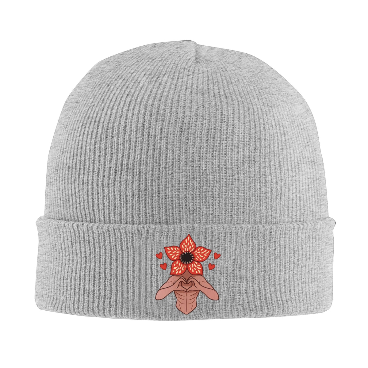 Bonnet Stranger Things Demogorgon brodé – coloris Gris