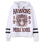 Pullover weiß Stranger Things Hawkins Middle School 1983
