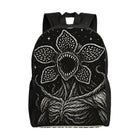 Rucksack Stranger Things Demogorgon Skizze schwarz-weiß