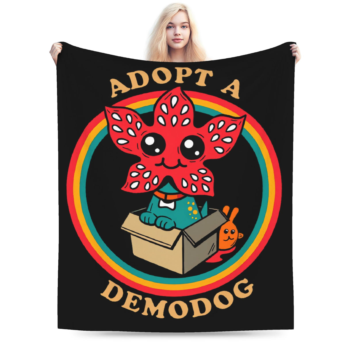 Plaid Stranger Things Adopt a Demodog vu de face