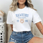 Damen-T-Shirt Stranger Things Hawkins High School 1986