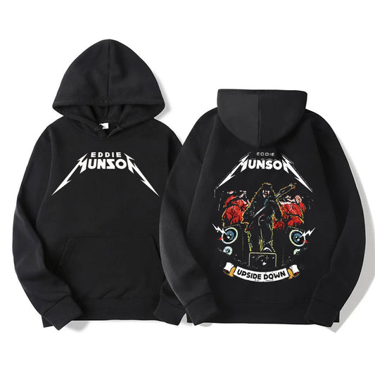 Pull Stranger Things Eddie Munson metal vu de face