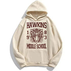 Pullover beige Stranger Things Hawkins Middle School