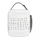 Kühltasche Stranger Things Alphabet-Lichterkette weiß