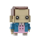 Figur mit großem Kopf zum Bauen Stranger Things Elfi im rosa Kleid