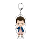 Chibi-Schlüsselanhänger Stranger Things Elfi im rosa Kleid