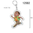 Chibi-Schlüsselanhänger Stranger Things Lucas Sinclair im Lauf