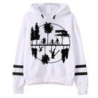 Pullover weiß Stranger Things Wald kopfüber