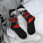 Socken Stranger Things Welcome to the Upside Down schwarz