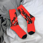 Socken Stranger Things Collage rot