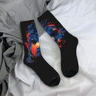 Socken Stranger Things Demogorgon Neon blau