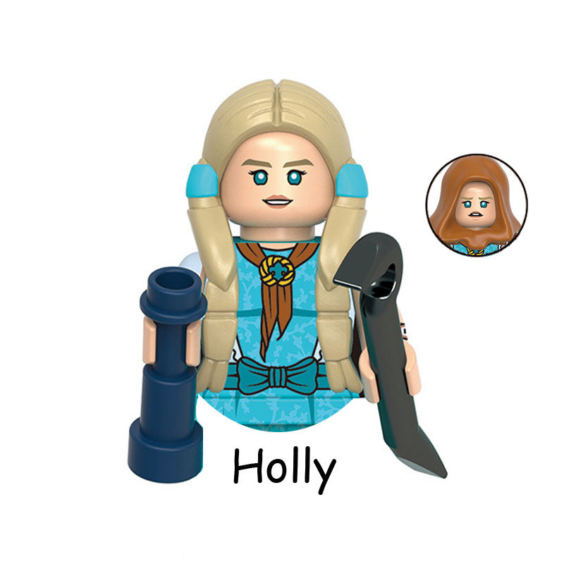 Mini figurine à construire Stranger Things Holly Wheeler vu de face