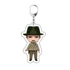Chibi-Schlüsselanhänger Stranger Things Jim Hopper chapeau