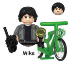 Minifigur zum Bauen Stranger Things Mike Wheeler auf dem Rad