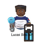 Minifigur zum Bauen Stranger Things Lucas Sinclair und seine Fläschchen