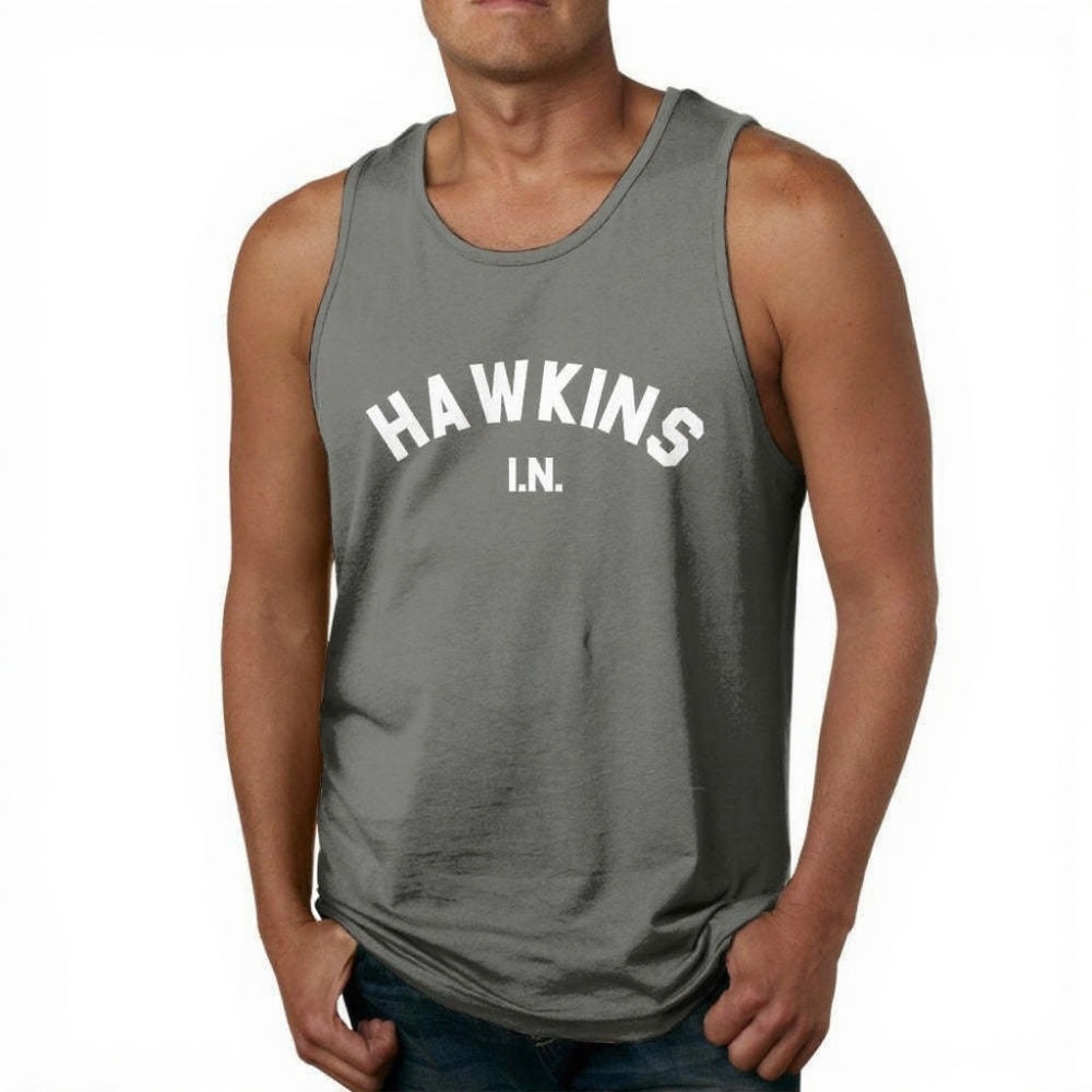 Débardeur Stranger Things Hawkins I.N. – coloris Deep Heather