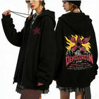 Kapuzen-Sweatjacke mit Reißverschluss Stranger Things Demogorgon Live 1987