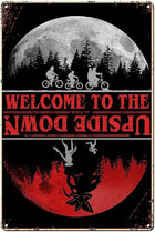 Blechschild Stranger Things Welcome to the Upside Down