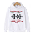 Kinder-Pullover Stranger Things Rocking Around the Upside Down weiß