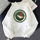 Weißer Hoodie Stranger Things Demogorgon Hunting Club