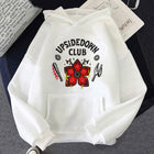 Weißer Hoodie Stranger Things Upside Down Club