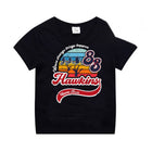 Kinder-T-Shirt schwarz Stranger Things Hawkins 83