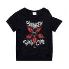 Kinder-T-Shirt schwarz Stranger Things Stranger Things Come