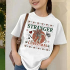 Kinder-T-Shirt Stranger Things Weihnachten in Hawkins