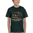 Kinder-T-Shirt grün Stranger Things Welcome to the Upside Down