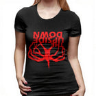 Damen-T-Shirt Stranger Things Upside Down gespiegelt