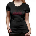 Damen-T-Shirt Stranger Things Very Merry Christmas kopfüber