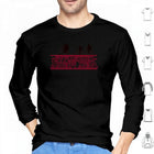 Herren-Langarmshirt Stranger Things Very Merry Christmas kopfüber